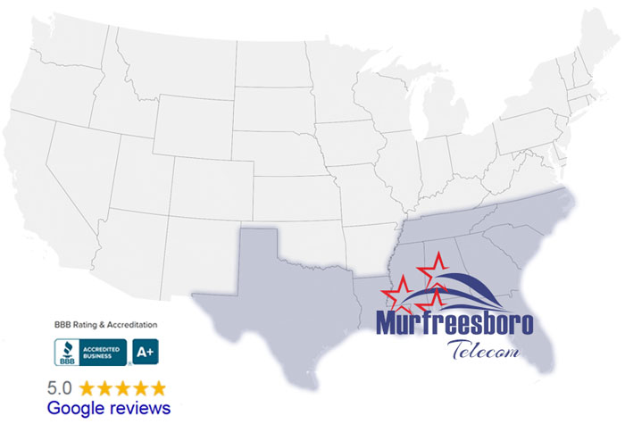 Middle Tennessee service map